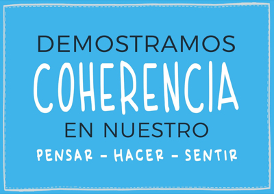 Ilustración del valor coherencia
